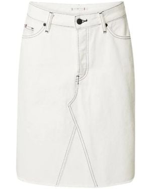 Tommy Hilfiger Denim Skirts - Bianco