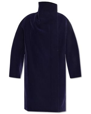 Alaïa Single-Breasted Coats - Blu