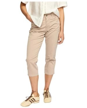 2-Biz Cropped Trousers - Neutro