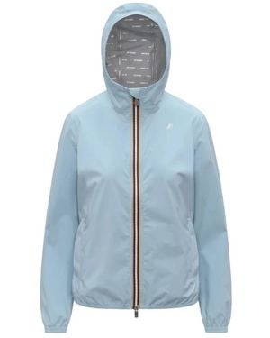 K-Way Giubbotto Lil 2.0 Stretch Dot - Blauw