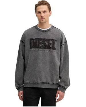 DIESEL Sweatshirts - Gris