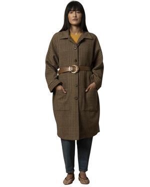 Kocca Belted Coats - Brown