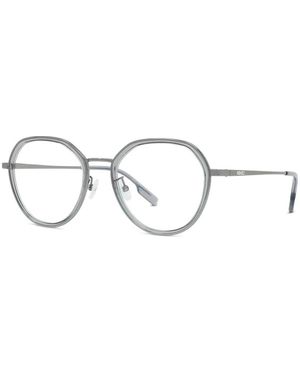 KENZO Kz50119U Runde Optische Fassung - Mettallic