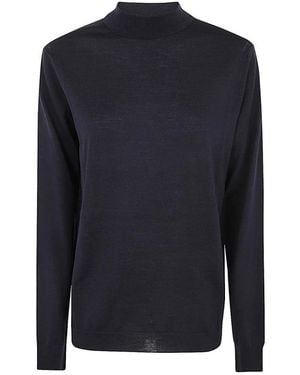 Maison Margiela Round-Neck Knitwear - Bleu