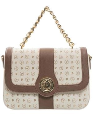 Pollini Heritage Logo Classic Crossbody Bag - Wit