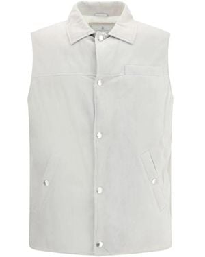 Brunello Cucinelli Vests - Blanco