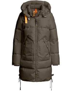 Parajumpers Jassen ,Bruin ,Leer Daunenmantel Long Bear