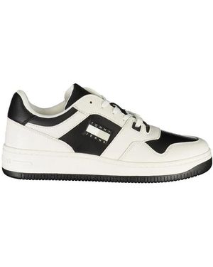 Tommy Hilfiger Leather Trainer - White
