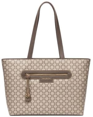 Nero Giardini Tassen ,Italiaanse Elegantie Tote Tas - Metallic
