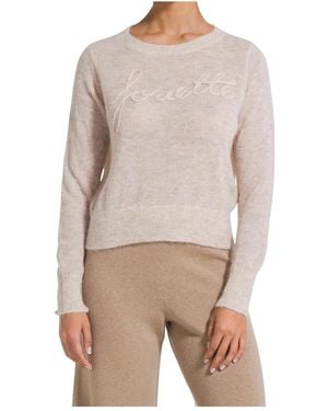 Deha Langarm-Shirt Mit Rundhalsausschnitt - Natur