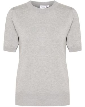 Saint Tropez Round-Neck Knitwear - Grigio