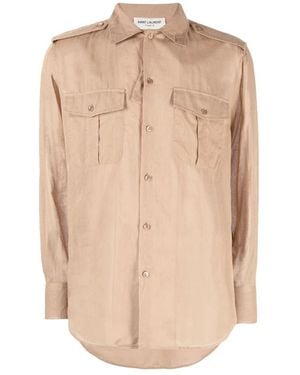 Saint Laurent Casual Hemden - Naturel