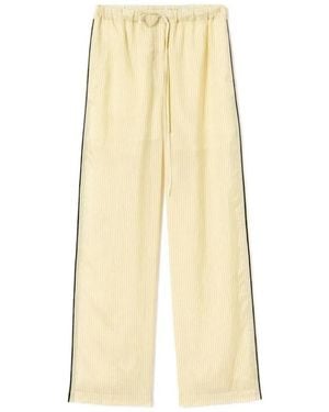 Plan C Wide Trousers - Neutro