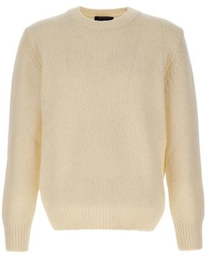 Gran Sasso Round-Neck Knitwear - Blanco