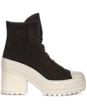 Converse Heeled Boots - Brown