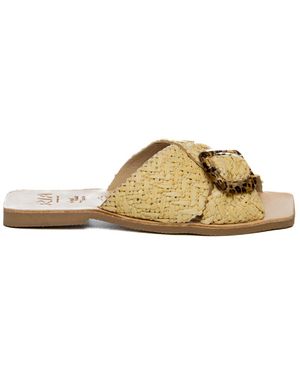 Ria Menorca 40418 Raphia Sandale - Braun