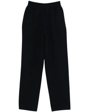 Aspesi Broeken ,Zwart ,Wol Pantalone