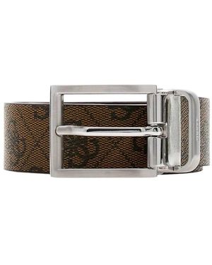 Guess Milano Verstellbarer & Wende-Gürtel H35 - Braun