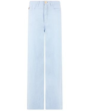 Lois Straight Pants - Blue
