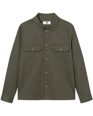 WOOD WOOD Casual Shirts - Green