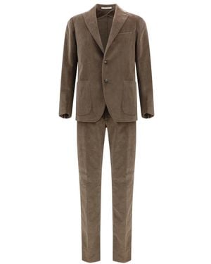 Tagliatore Single Breasted Suits - Marrone