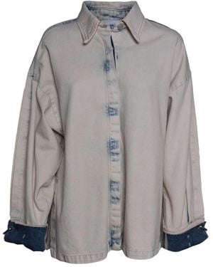 Erika Cavallini Semi Couture Shirts - Gray