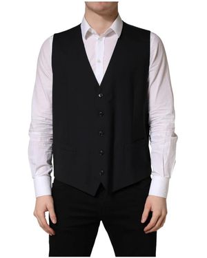 Dolce & Gabbana Waistcoats - Black