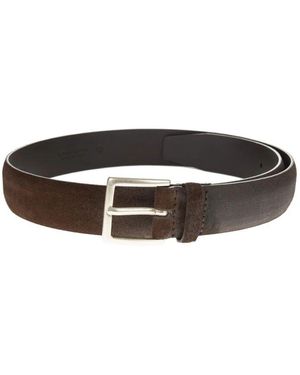Orciani Brauner wildleder gürtel