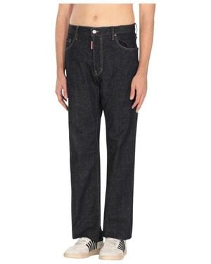 DSquared² Stylische Distressed Slim-Fit Denim Jeans - Schwarz