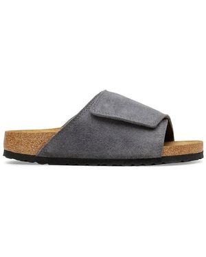 Birkenstock Schoenen ,Grijs ,Leer Solana Regular Fit
