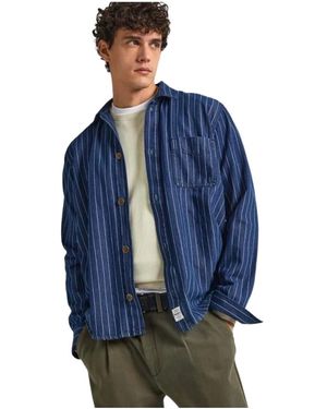 Pepe Jeans Casual Shirts - Blu