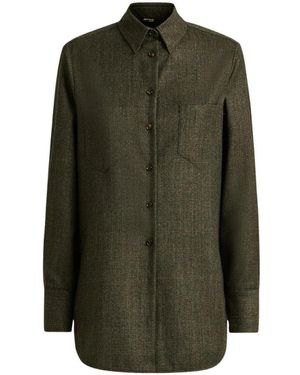 Kiton Shirts - Groen