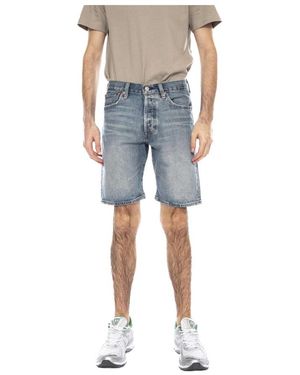 Levi's Korte Broeken ,Blauw ,Katoen 501 Original Shorts