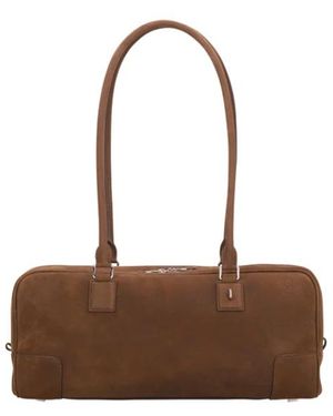 Loewe Amazona 31 Cropped Bag - Bruin