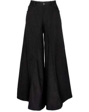 White Sand Wide Jeans - Noir