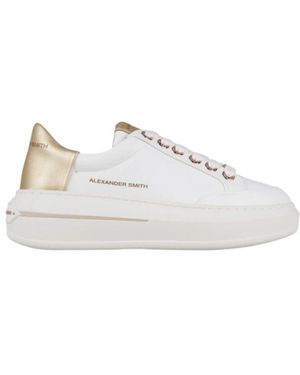 Alexander Smith Schoenen ,Wit ,Leer Lancaster Sneaker