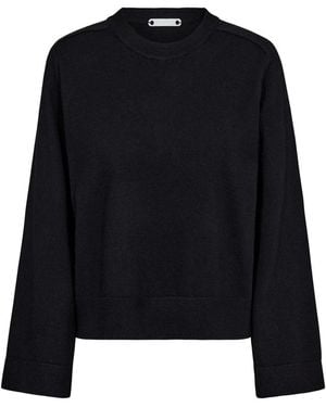 co'couture Round-Neck Knitwear - Noir