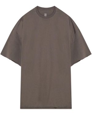 Rick Owens Kurzarm Rundhals T-Shirt - Braun