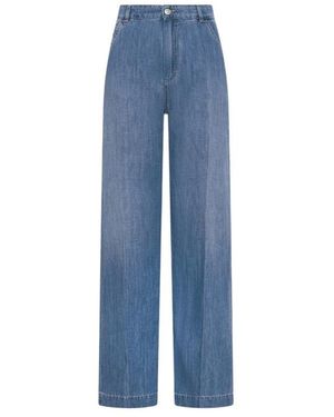Seventy Wide Jeans - Blauw