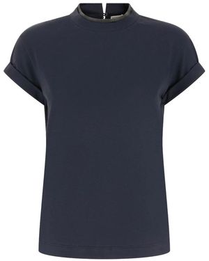 Brunello Cucinelli T-Shirts - Azul