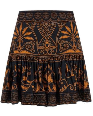 FARM Rio Short Skirts - Brown