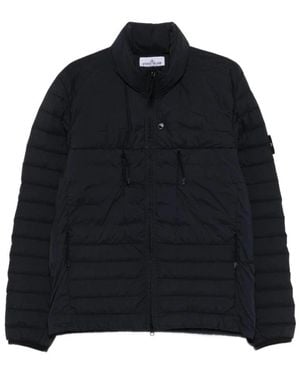 Stone Island Jassen ,Blauw Jassen Blauw - Zwart