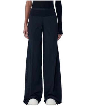 Rick Owens Broeken ,Zwart ,Bias Pants - Blauw