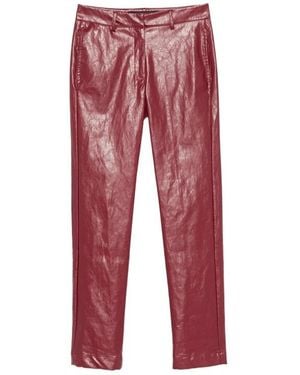 FEDERICA TOSI Slim-Fit Trousers - Red