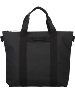 Rains Minimalistische Wasserdichte Schultertasche - Schwarz