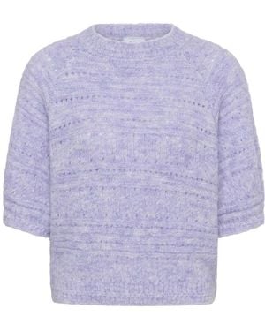 Saint Tropez Round-Neck Knitwear - Morado