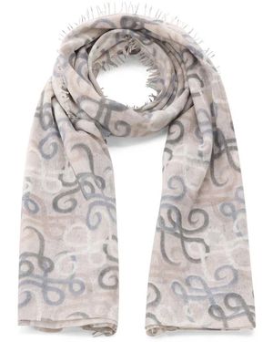 Hemisphere Accessoires ,Kasjmier Cashmere Sjaal - Grijs