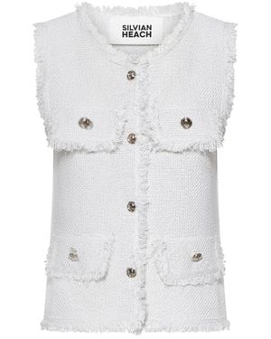 Silvian Heach Vests - Blanco