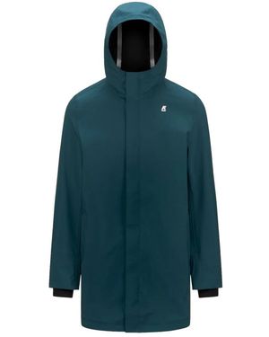 K-Way Jassen ,Groen ,Polyester Igon Eco Sd Contrast Jacket