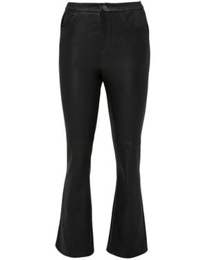 V S P Ambre Leather Pant - Schwarz